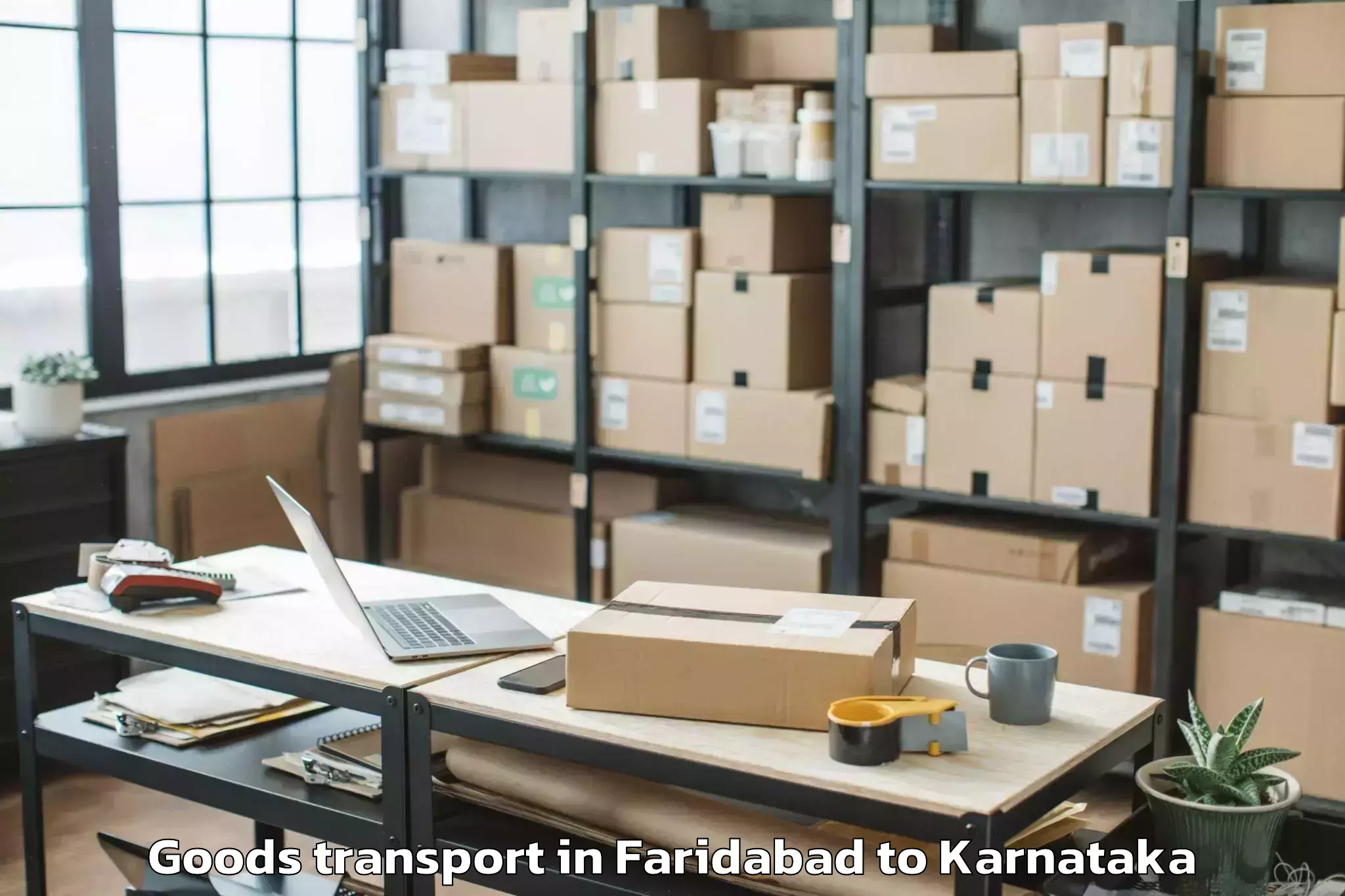 Get Faridabad to Karnataka State Akkamahadevi W Goods Transport